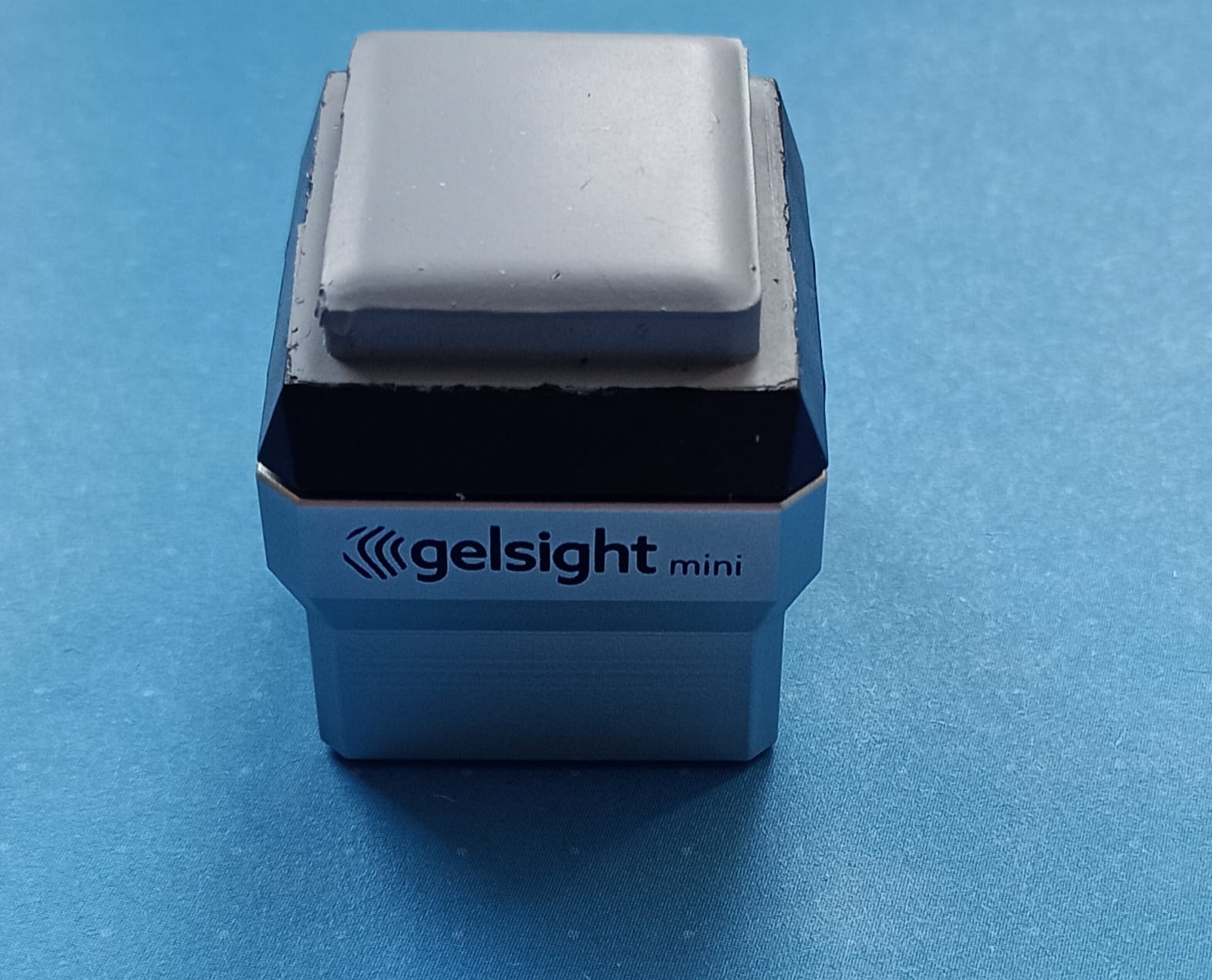 GelSight Mini tactile sensor, photographed at LASR Lab